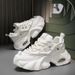 Euro Step Large Size Men's 2025 Dad Sports Trendy Wear-resistant Thick-soled Height-increasing Shoes Casual Versatile_vogvips.com