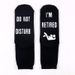 Cotton mid-tube socks monogrammed non-slip floor socks_vogvips.com