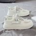 2025 Fashion Platform Women Tennis Running Woman Walking Chunky Sneakers White Casual Vulcanized Shoes 35-40_vogvips.com