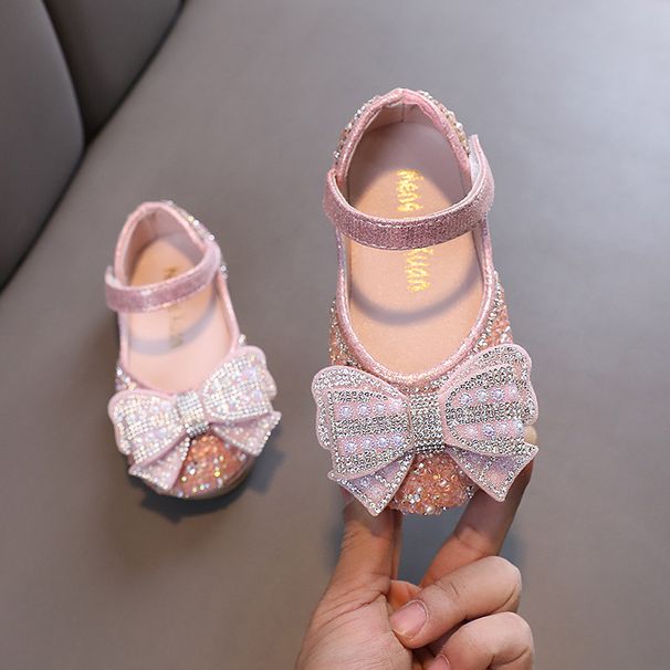 Baby Girl Girl Girl Princess Diamond Single Shoe Shoes Dance Show Shoes_vogvips.com