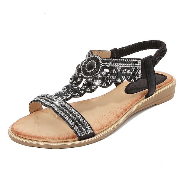Hollow Out Flat Sandals For Women Boho Style Comfortable Summer Shoes 5151-5_vogvips.com