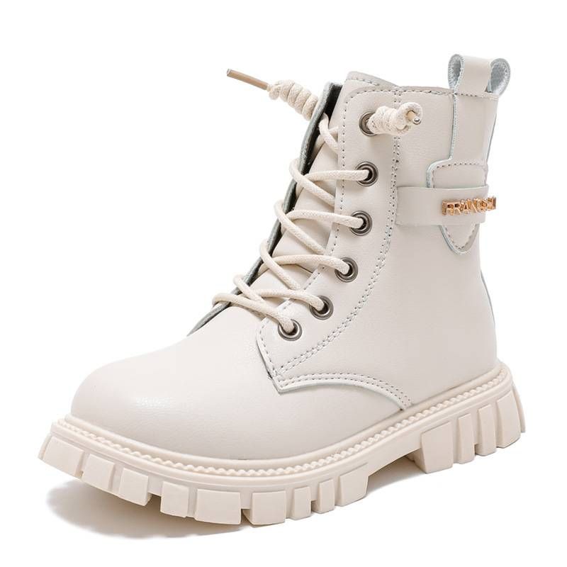 A Children's Martin Boots, Girls' Ankle Boots, Autumn And Winter Boots, And Boys' Leather Boots_vogvips.com