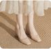 French-style Nude-colored New Versatile Square-toe High-heeled Shoes With Thick Heels For Casual Wear. Leather Shoes With A Shallow Toe For Women_vogvips.com