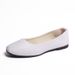 2025 Spring Autumn Square Toe Fashion Flat Korean Style Suede Shallow Mouth Single Women Shoes Large Size Foreign Trade_vogvips.com