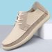 Spring Summer Man Leisure Walk Male Casual Leather Shoes Breathable Sneakers Lace-Up Men Tenis Masculino Loafers Flats_vogvips.com