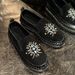 Autumn/Winter New Rhinestone Embroidered Flat Loafers Platform Casual Round Toe Slip On Thick Soled Single Shoes For Women_vogvips.com