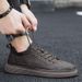 European Warm Series Autumn Winter New Fleece-Lined Warm With Hidden Wedge 6 Casual Leather Shoes Men's National Trend Non-Slip Waterproof_vogvips.com