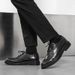 Suitable For All Seasons 2025 Spring New British Style Trendy Wedding Pointed Derby Casual Business Formal Leather Shoes Men 2304-G_vogvips.com