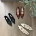 Women's Shoes New Design Chunky Heel Gentle Vintage Minimalist Style Triple Black Commuter Shoes Free Shipping_vogvips.com