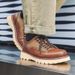 ShoeVault Brown Leather Thick Sole Height Increasing Retro British Style Casual Derby Shoes Low-top Martin Boots For Men_vogvips.com