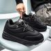Men’s Shoes 2025 Fall/Winter New Puff-Style Bread Shoes, Chunky-Soled Lace-Up Dad Sneakers, Versatile Sports, Outdoor, And Casual Footwear_vogvips.com
