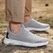 Cross-border Bestseller: 48 Large Size Mesh Slip-on For Men, Breathable Casual Shoes, Lightweight Outdoor Sports Shoes_vogvips.com