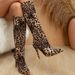Women's High Heel Boots Snake Print Pointed Toe Knee High Boots Fashion Stiletto Booties For Party Night Out"_vogvips.com
