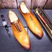 Leather Shoes For Men Manual Color Leather Shoes For Men Pointed Business Casual Leather Shoes For Men_vogvips.com