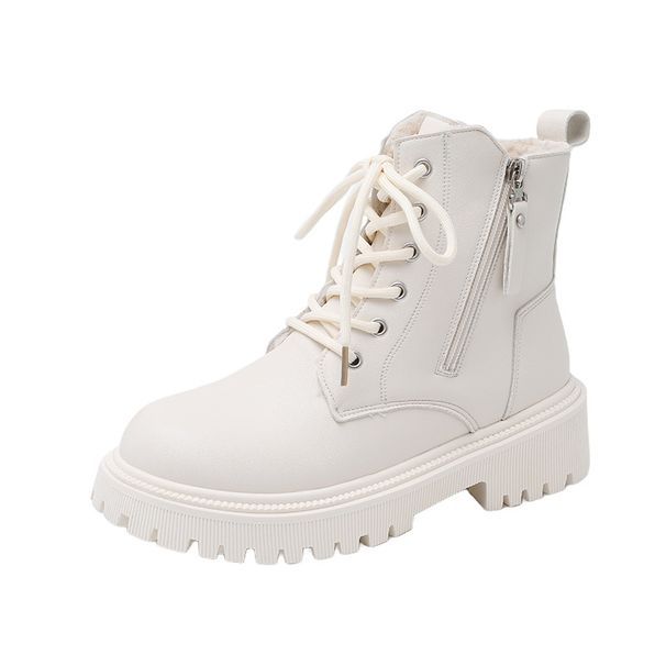2026 Thick-Soled British Style Lace-Up Martin For Women Autumn Winter New Fashion Versatile Petite Non-Slip Short Boots_vogvips.com