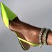 Women's Satin Pointed Toe Flat Sandals 42 Size Spring Autumn New Style Buckle Closure Comfortable Bottom For Casual Wear_vogvips.com