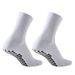 Anti-Slip Football Socks – Cushioned Terry Sole With Grip Dots For Soccer, Basketball & Running (Black/White/Contrast Trim, Unisex Fit)_vogvips.com