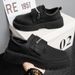 Men's Casual Loafers - Classic Round-Toe Slip-On Shoes With Breathable Mesh Lining & Thick Sole For Everyday Wear (Sizes 39-44) Shoes Sneakers_vogvips.com