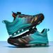 Custom Size US 13 14 EU 47 48 Self Lacing Sports Sneakers Blank Full Sole Air Cushion Running Walking Shoes For Men_vogvips.com