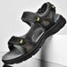 Casual New Beach Summer Large Men's Outdoor Leather Sandals_vogvips.com