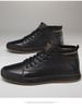 Invisible Mid-top Heightening Shoes Men's Breathable British Style Soft Sole Inner Heightening Men's Shoes Sports And Leisure Board Shoes_vogvips.com