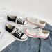 1970'S Canvas Women's Spring/Summer New Student Korean Edition Ulzzang Harajuku Taro Purple Board Shoes Trend_vogvips.com