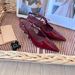 French Style Kitten Top Quality Heel High Heels For Women Summer Patent Leather Pointed One Strap Open Back Stiletto Closed Toe_vogvips.com