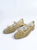 New Mesh Breathable Flat Flat Ballet Shoes Bow Rhinestones_vogvips.com