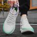 Men's Spring New Flyknit Mesh Sports Breathable Fashion Couple Casual Travel Shoes_vogvips.com