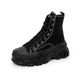 Men's Shoes New Shoes Thick Soled Height Enhancing Canvas Shoes For Men And Women, High Top Forest Style Large Size Shoes_vogvips.com