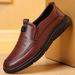Men's business casual shoes in the old layer of cowhide shoes_vogvips.com