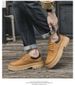 Retro Style Men's Tooling Shoes Low-top Wear-resistant Thick-soled Casual Leather Shoes Four Single Shoes_vogvips.com