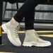 New Leather Spring Men's Shoes High-top Men's Heightening Tooling Martin Boots_vogvips.com