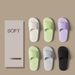 Women Summer Concise EVA Slippers Men Soft Home Slides Couples Bathroom Non-slip Sandals Adults Comfortable Outdoor_vogvips.com