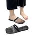 Flat-soled Niche Mesh Square-toed Woven For Spring/summer 2025, Hollow-out European And American New Fashion Breathable_vogvips.com