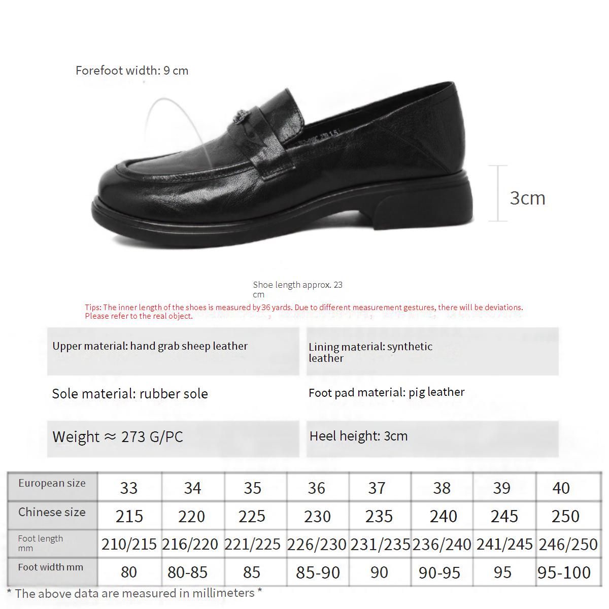 【Hand-grabbed Lambskin, Soft Sole And Soft Upper】Cameido British Loafers For Women, Low Heel Autumn Deep Slip-on Shoes_vogvips.com