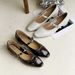 Cameido Mary Jane Shoes Low Heel Single Shoes For Women Spring Commuting With Skirt_vogvips.com