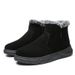 European Warm Series Snow 2025 Winter Fleece Lined Thickened Warm Cotton Korean Style Zipper Boots Large Size Men's Shoes_vogvips.com