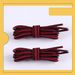 Shoe Accessories 3MM fine two color woven yellow boots Martin boots kick resistant yellow brown round shoelace rope a pair_vogvips.com