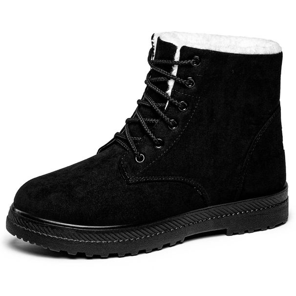 25 Cotton Shoes, Snow Boots, Warm And Versatile Boots, Women's Fleece And Thickened Cotton Boots_vogvips.com