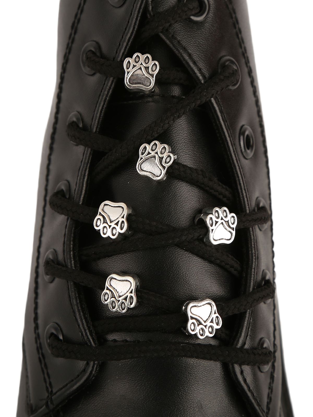 6-piece Gothic Hip Hop Cute Cartoon Bear Paw Double-Sided Decorative Accessories Set, DIY Home Decor And Crafts, Shoe DIY Decoration, Halloween_vogvips.com