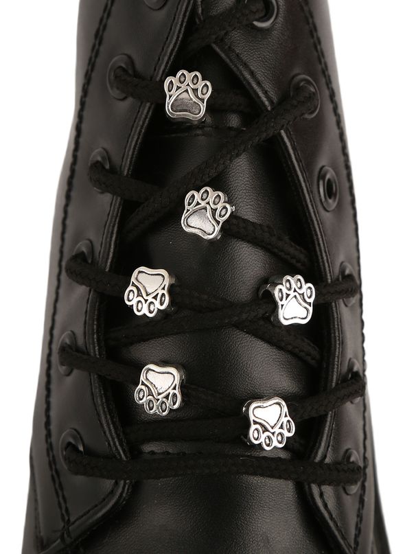 6-piece Gothic Hip Hop Cute Cartoon Bear Paw Double-Sided Decorative Accessories Set, DIY Home Decor And Crafts, Shoe DIY Decoration, Halloween_vogvips.com