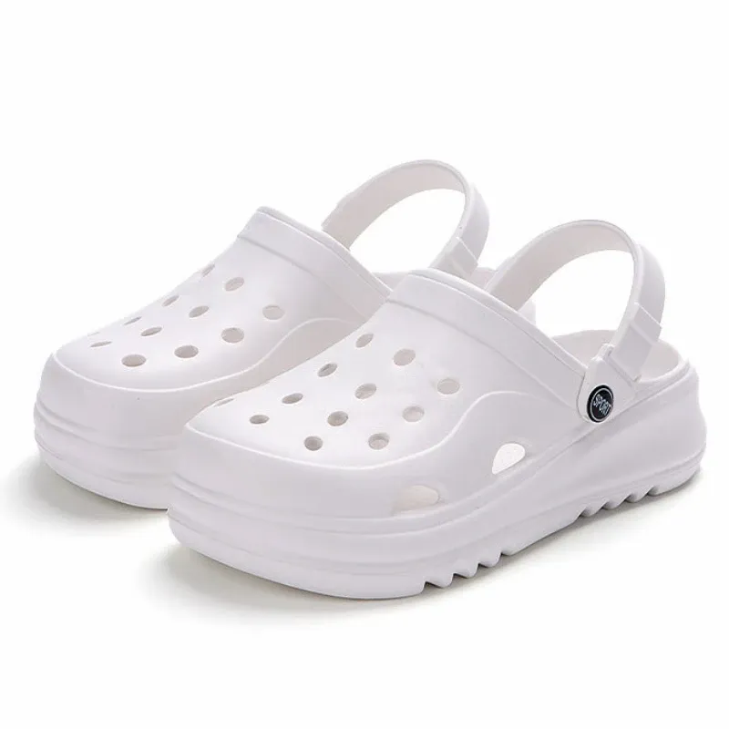 Women Shoes EVA House Shlippers Soft Clogs Thick Platform Sandals Comfortable Fashion Outside Slippers Summer Beach Slides_vogvips.com