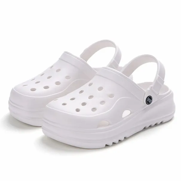 Women Shoes EVA House Shlippers Soft Clogs Thick Platform Sandals Comfortable Fashion Outside Slippers Summer Beach Slides_vogvips.com