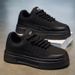 2026 Spring High-End Versatile Low-Top Casual Sneakers, Men's Sports Thick-Soled Height-Increasing Leather White Shoes_vogvips.com