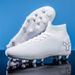Cross-Border High-Top Soccer For Men, Top Quality Women, Children, Teenagers, Students, TF Turf 5A Cleats, Artificial Grass, Leather,_vogvips.com