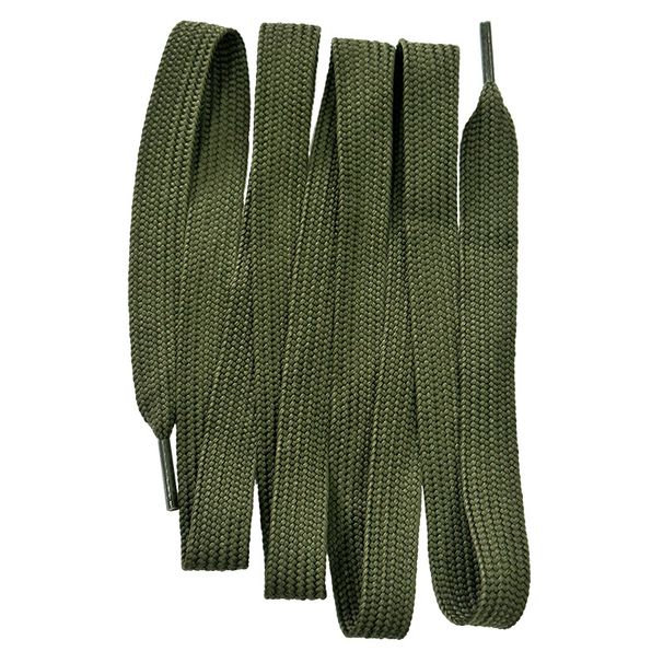 Shoe Accessories Summer colorful single layer widened flat shoelaces suitable for casual shoes canvas shoes shoelace_vogvips.com