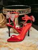 Elegant Red Bow High Heel Sandals For Women - Pointed Toe Stiletto Party Wedding Dress Shoes (Sizes 36-42)_vogvips.com