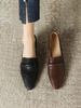 Square Toe Slim Heel Shallow Mouth Soft Sheepskin Women's Single 2025 New Style French Minimalist Temperament High-end_vogvips.com