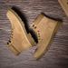 Top-Grain Leather Boots For Men, Winter Large-Size Martin Boots, Men's Outdoor Sports High-Top Shoes, Men's Yellow Work_vogvips.com